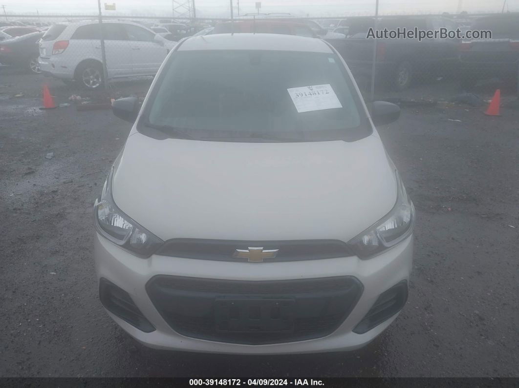 2017 Chevrolet Spark Ls Cvt Cream vin: KL8CB6SA2HC742340