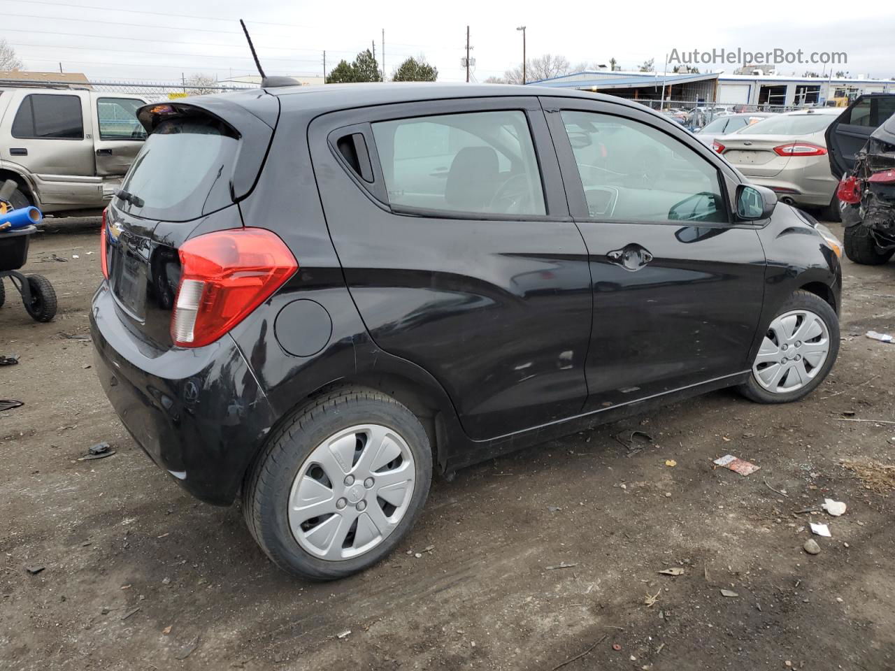 2017 Chevrolet Spark Ls Black vin: KL8CB6SA2HC766654