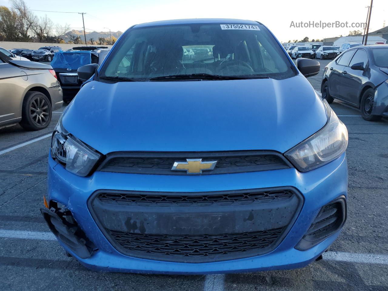 2017 Chevrolet Spark Ls Blue vin: KL8CB6SA2HC809387