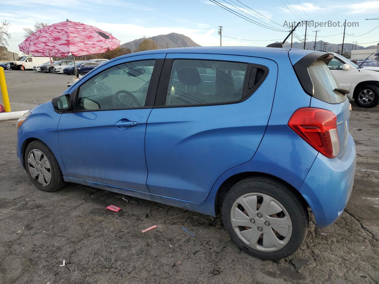 2017 Chevrolet Spark Ls Blue vin: KL8CB6SA2HC809387