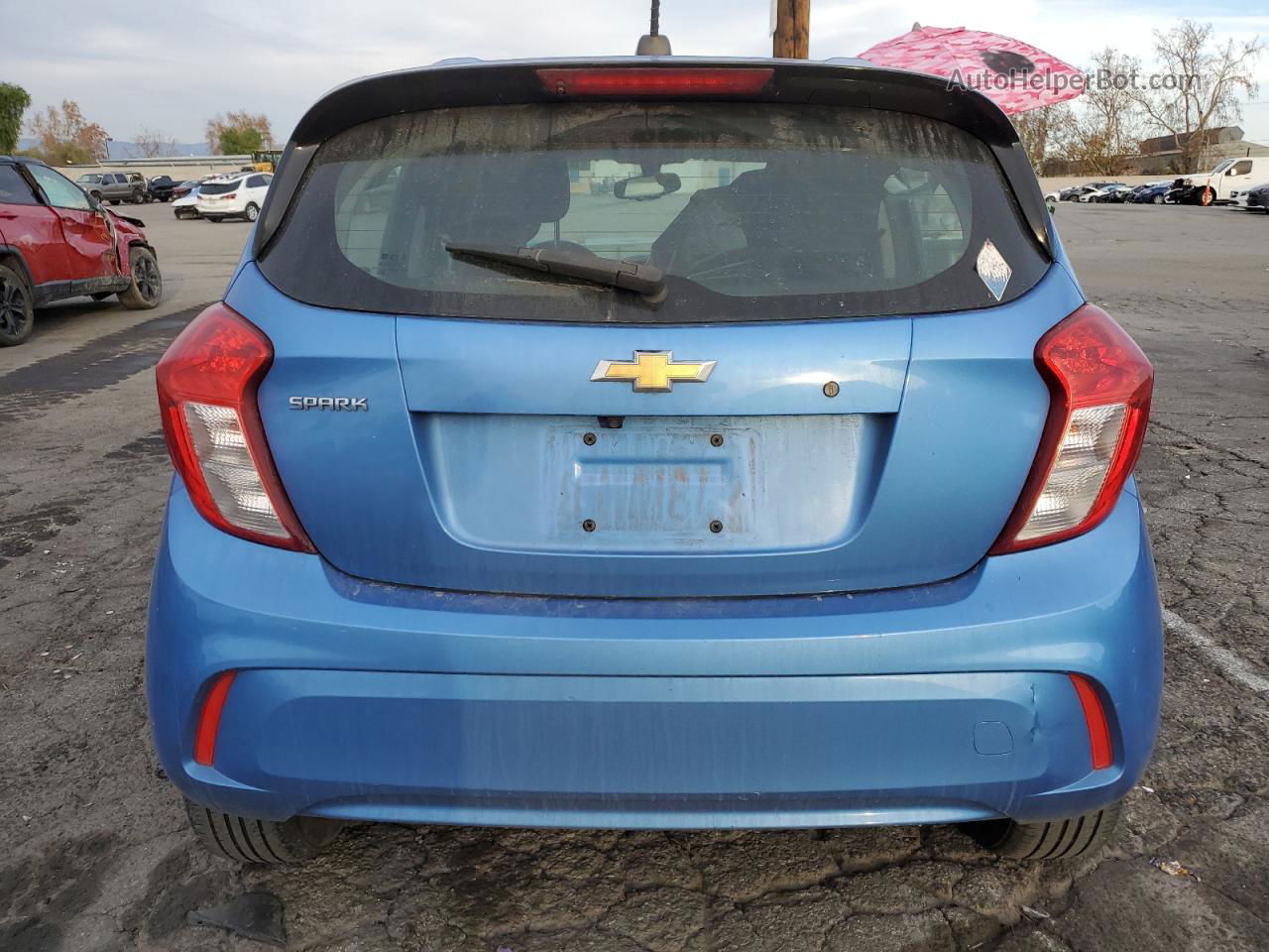 2017 Chevrolet Spark Ls Blue vin: KL8CB6SA2HC809387