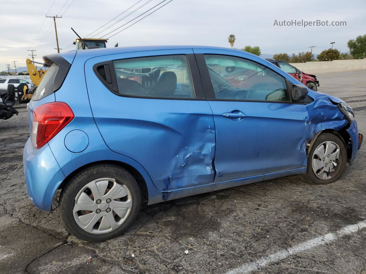 2017 Chevrolet Spark Ls Blue vin: KL8CB6SA2HC809387