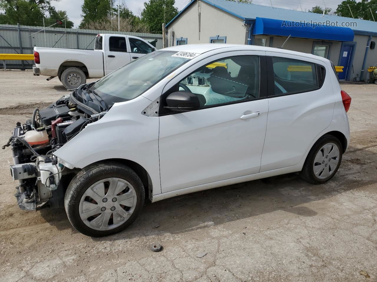 2017 Chevrolet Spark Ls White vin: KL8CB6SA2HC810376