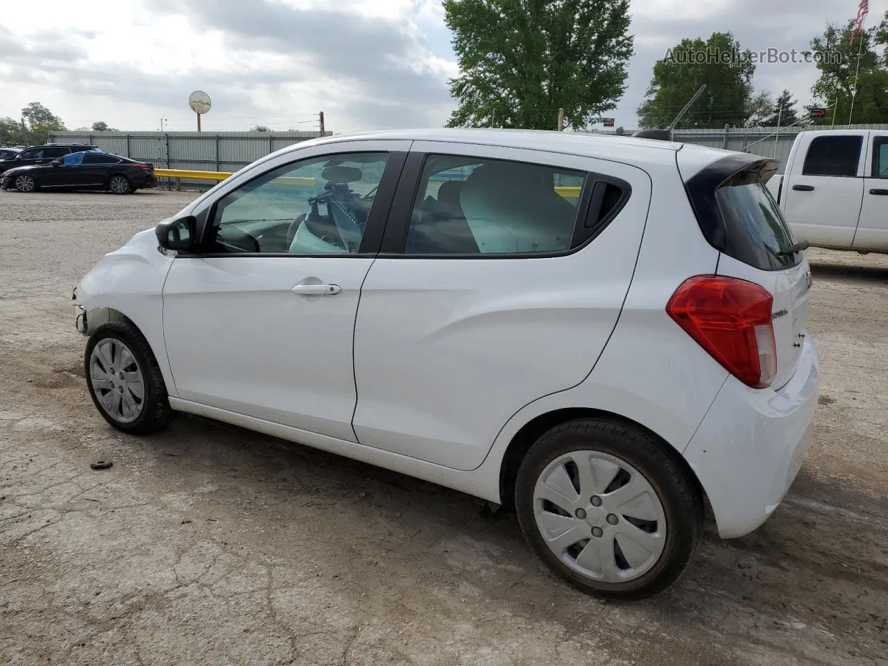 2017 Chevrolet Spark Ls White vin: KL8CB6SA2HC810376