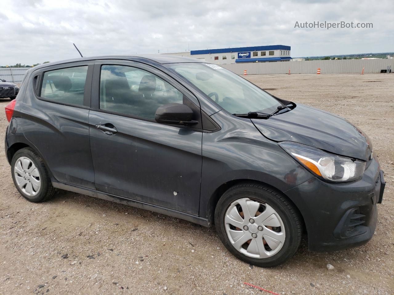 2017 Chevrolet Spark Ls Gray vin: KL8CB6SA2HC813097