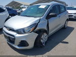 2017 Chevrolet Spark Ls Cvt Silver vin: KL8CB6SA2HC818512