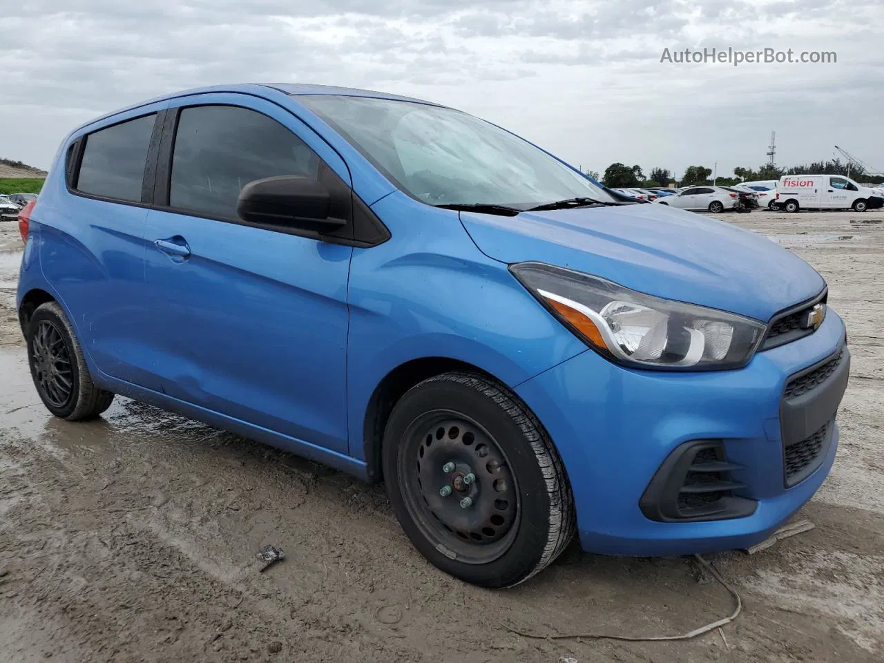 2017 Chevrolet Spark Ls Blue vin: KL8CB6SA2HC819417