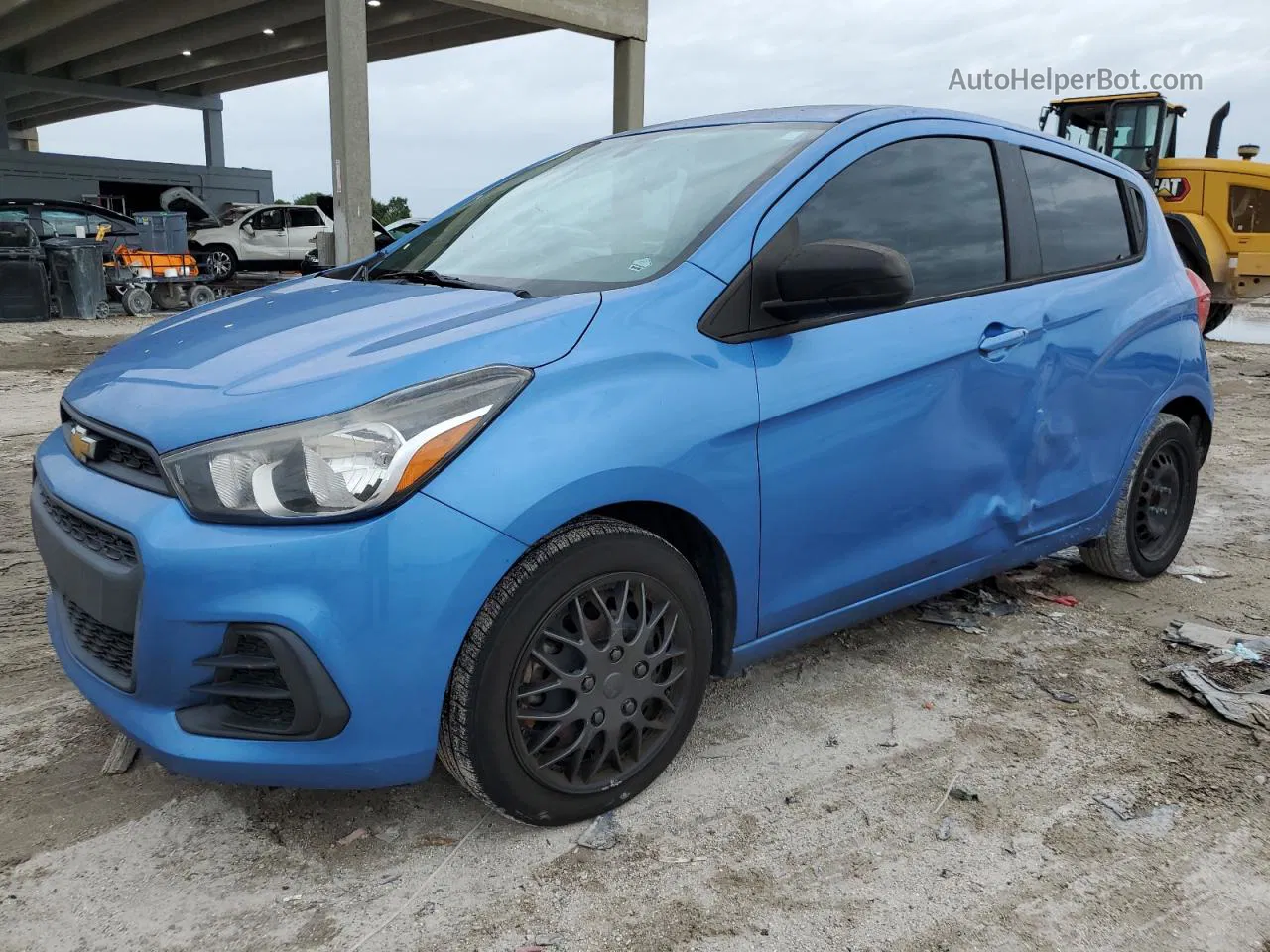 2017 Chevrolet Spark Ls Blue vin: KL8CB6SA2HC819417