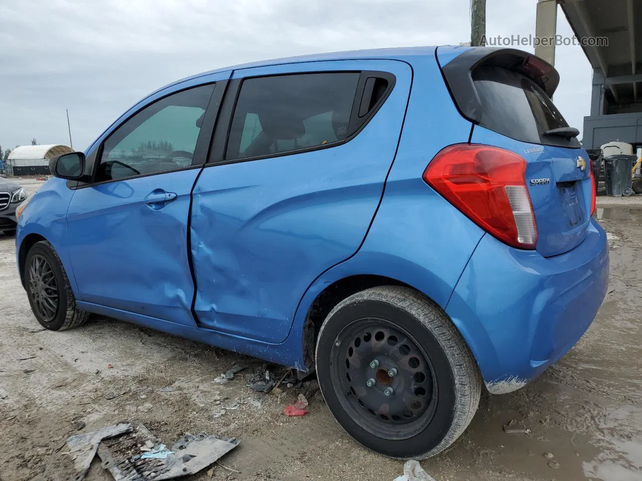 2017 Chevrolet Spark Ls Blue vin: KL8CB6SA2HC819417