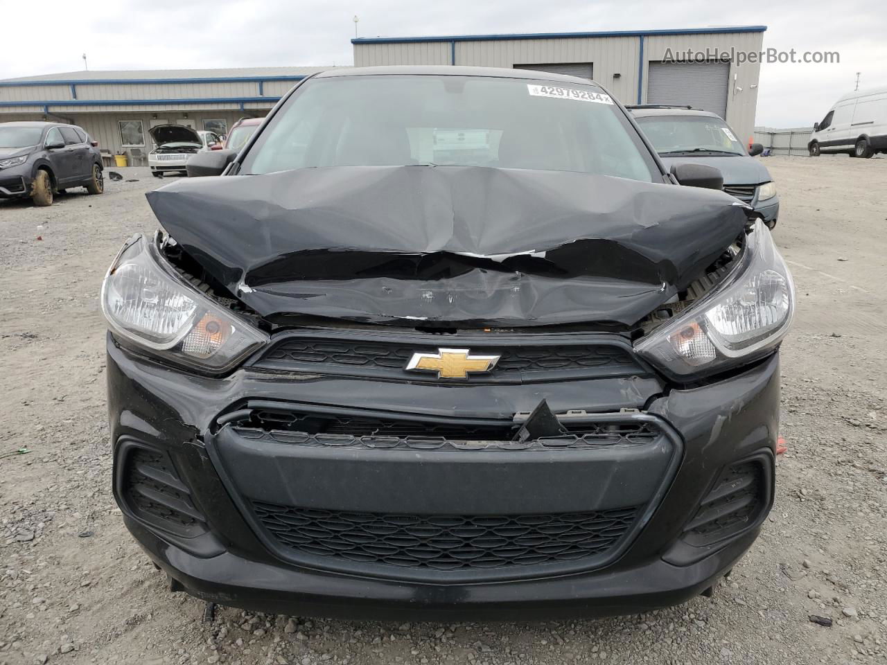 2017 Chevrolet Spark Ls Black vin: KL8CB6SA2HC819787