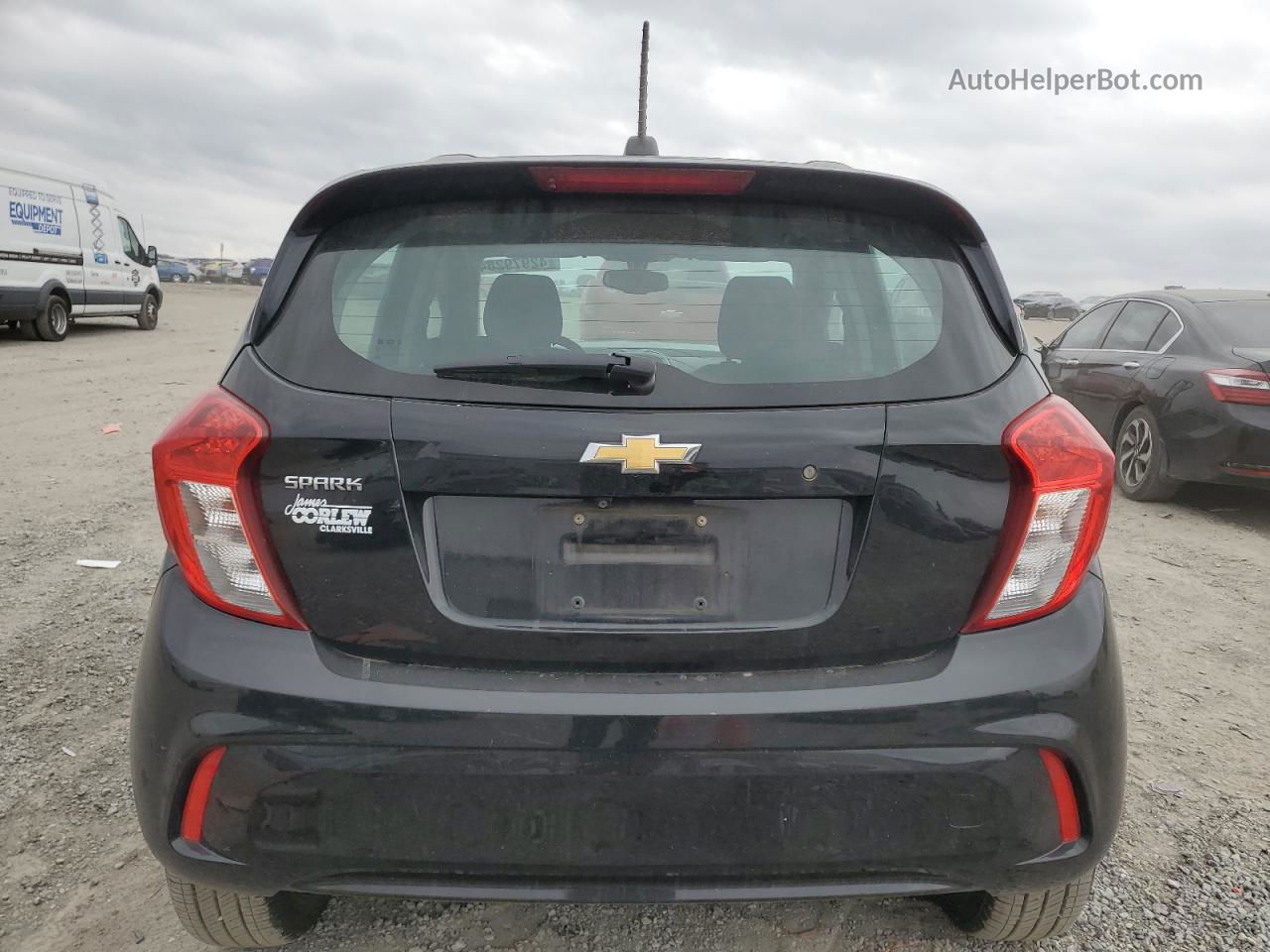 2017 Chevrolet Spark Ls Black vin: KL8CB6SA2HC819787