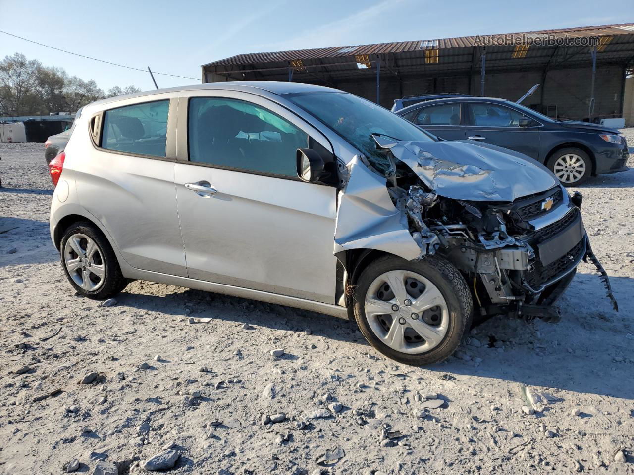 2019 Chevrolet Spark Ls Silver vin: KL8CB6SA2KC710754