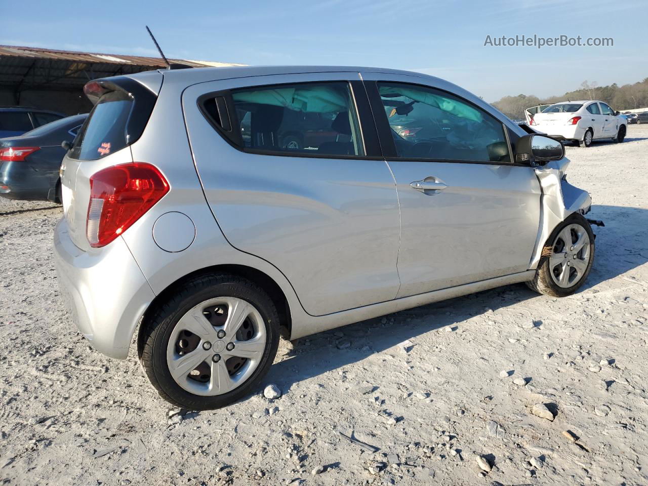 2019 Chevrolet Spark Ls Silver vin: KL8CB6SA2KC710754