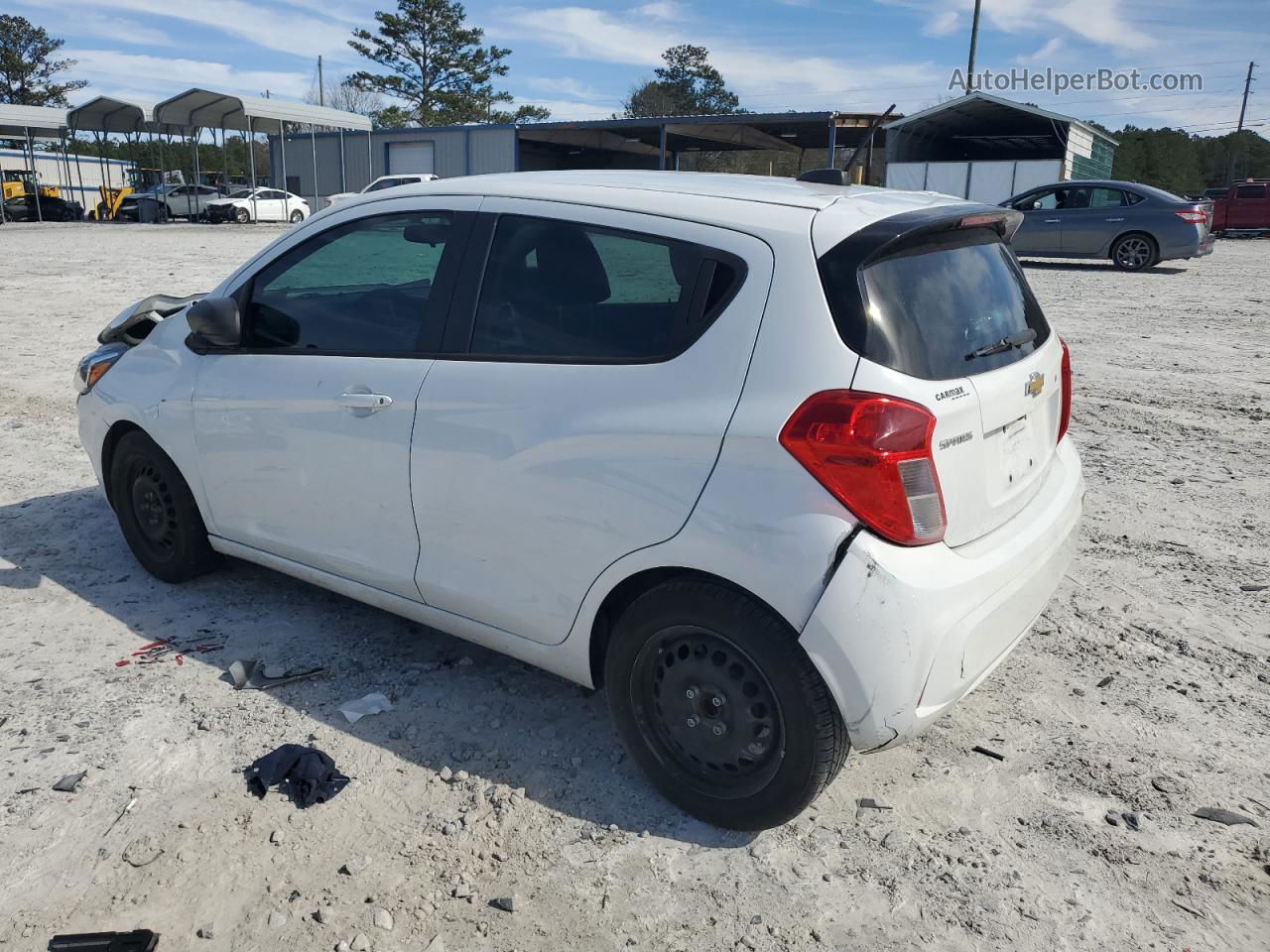 2019 Chevrolet Spark Ls White vin: KL8CB6SA2KC711399