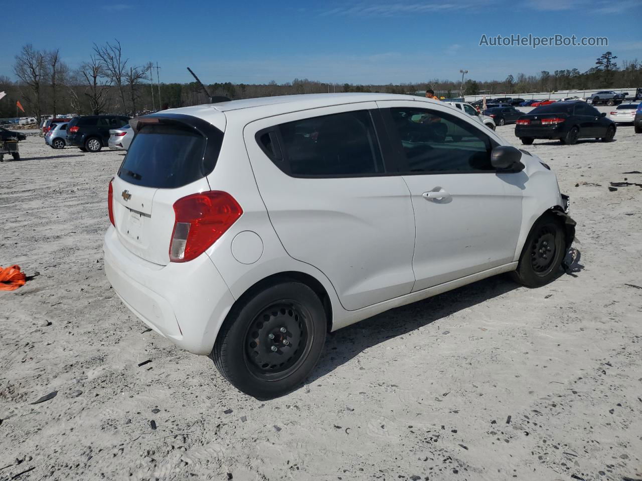 2019 Chevrolet Spark Ls White vin: KL8CB6SA2KC711399