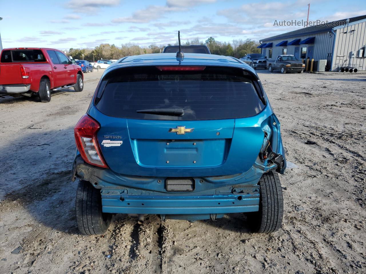 2019 Chevrolet Spark Ls Blue vin: KL8CB6SA2KC733516