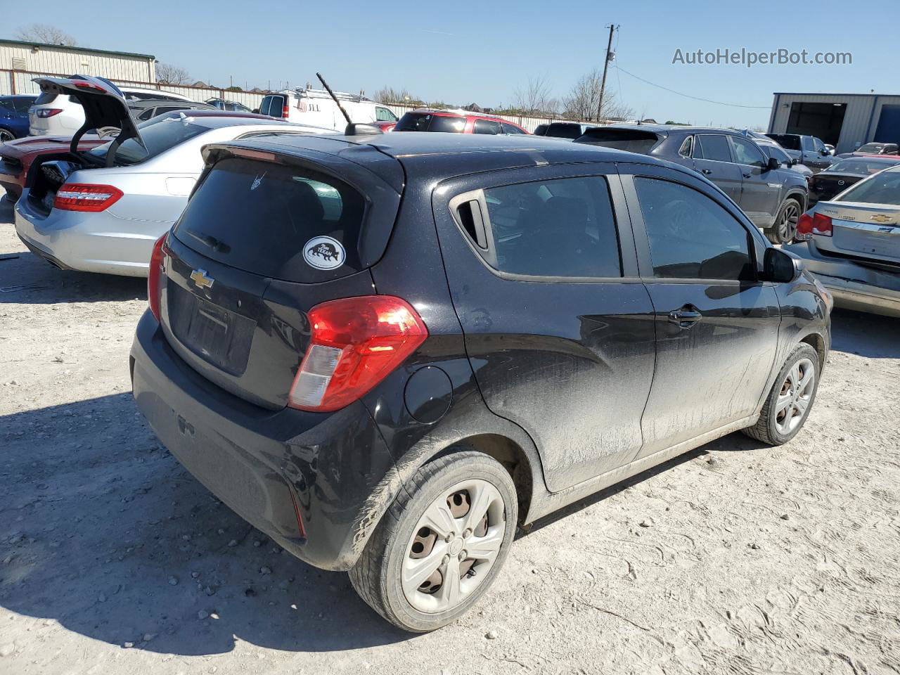 2019 Chevrolet Spark Ls Black vin: KL8CB6SA2KC784692