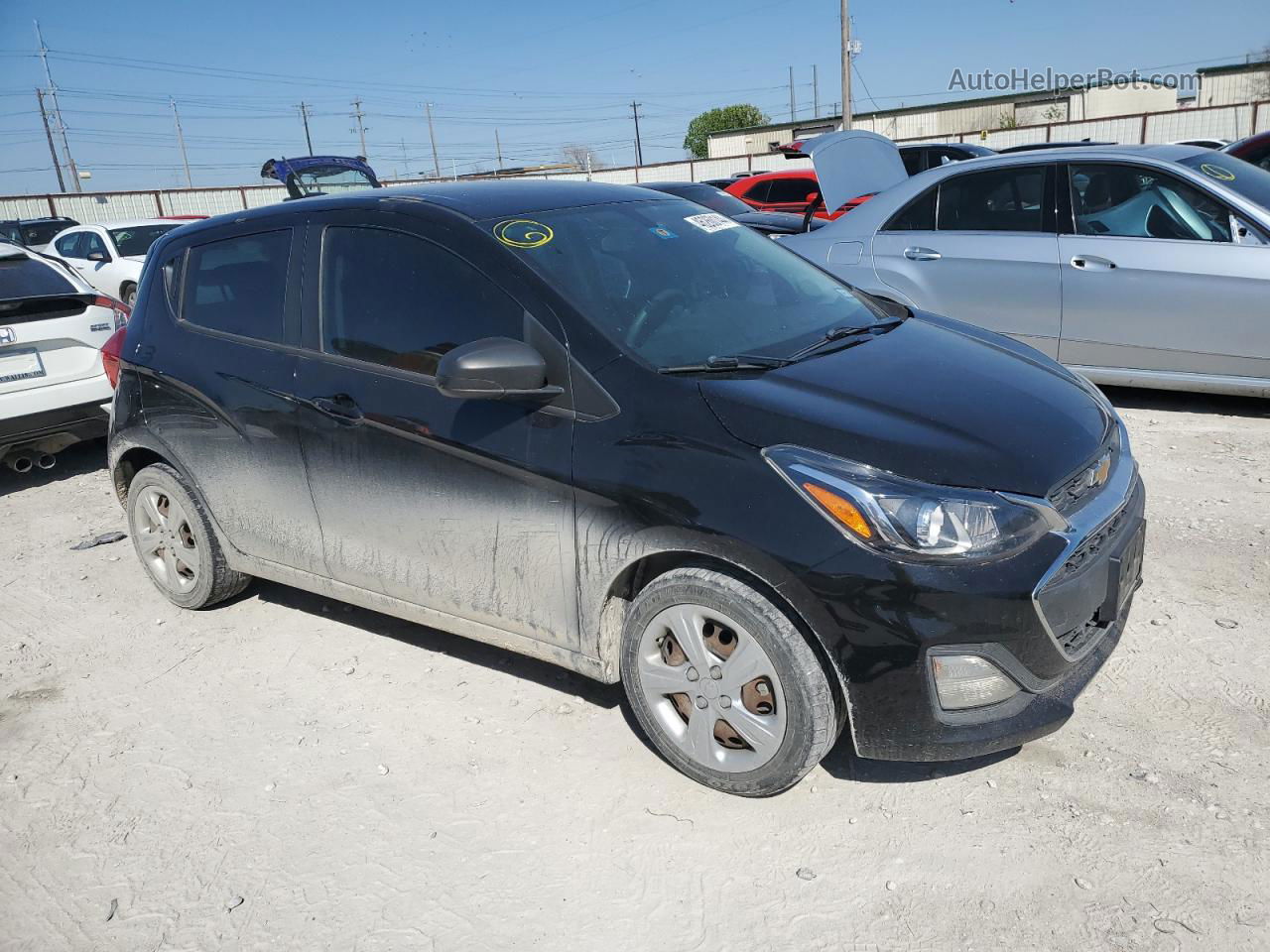 2019 Chevrolet Spark Ls Black vin: KL8CB6SA2KC784692