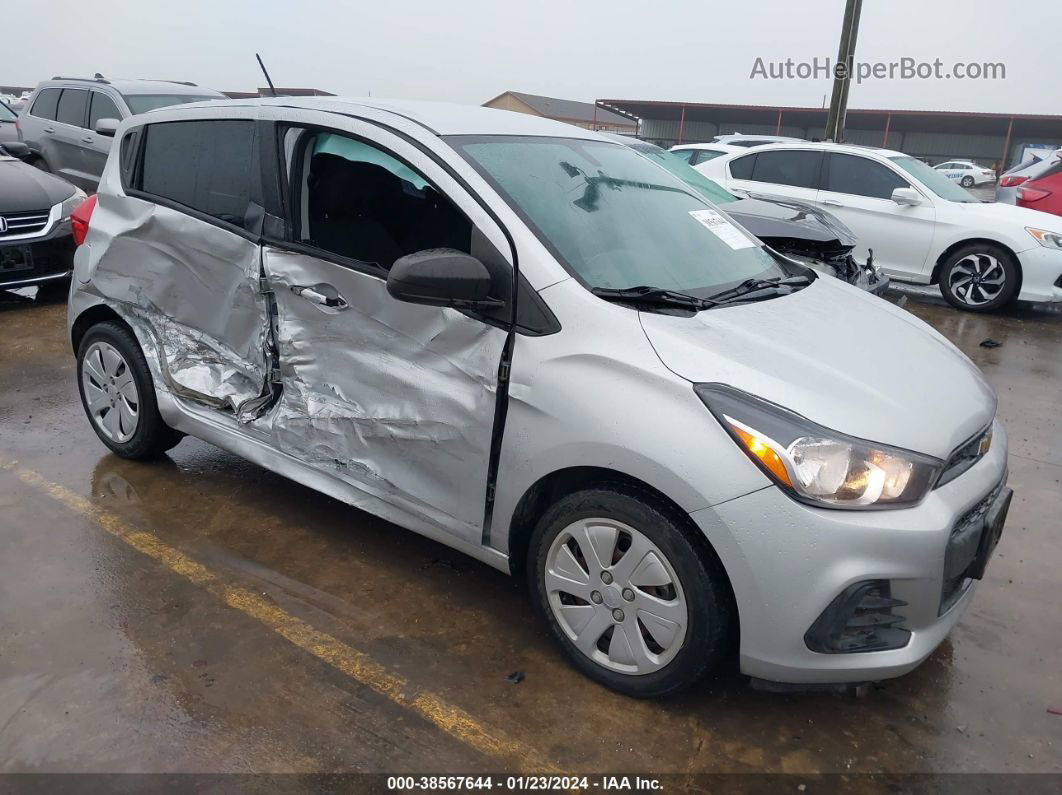 2017 Chevrolet Spark Ls Cvt Silver vin: KL8CB6SA3HC772270