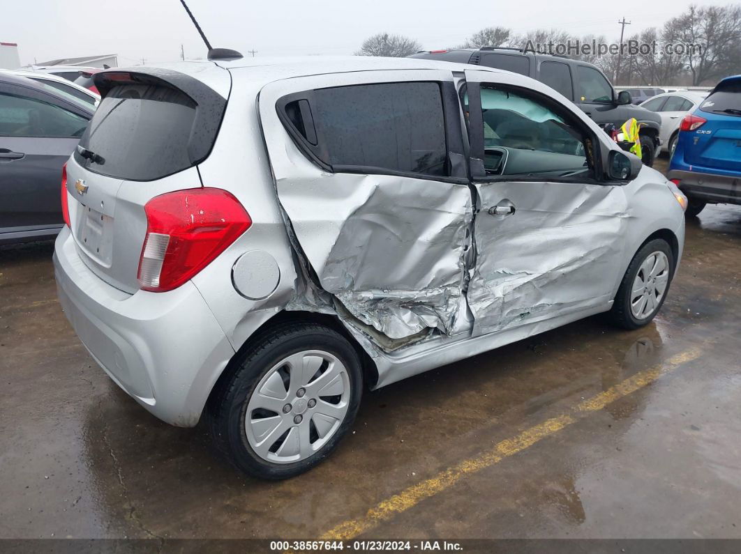 2017 Chevrolet Spark Ls Cvt Silver vin: KL8CB6SA3HC772270