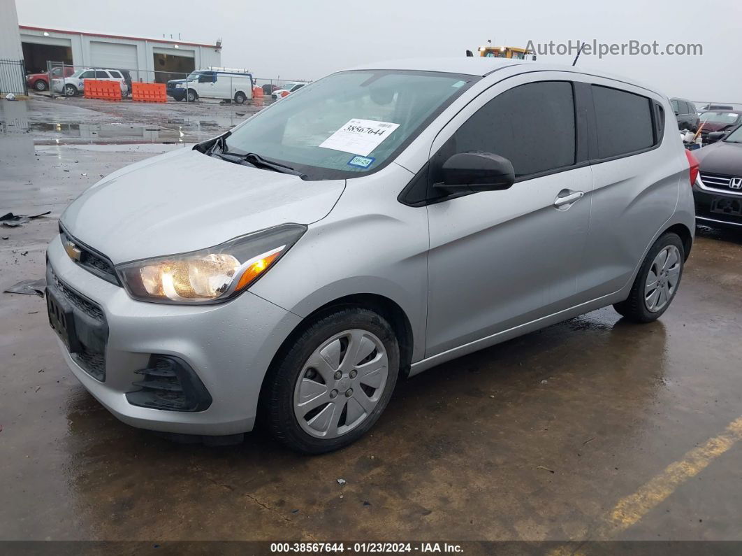 2017 Chevrolet Spark Ls Cvt Silver vin: KL8CB6SA3HC772270