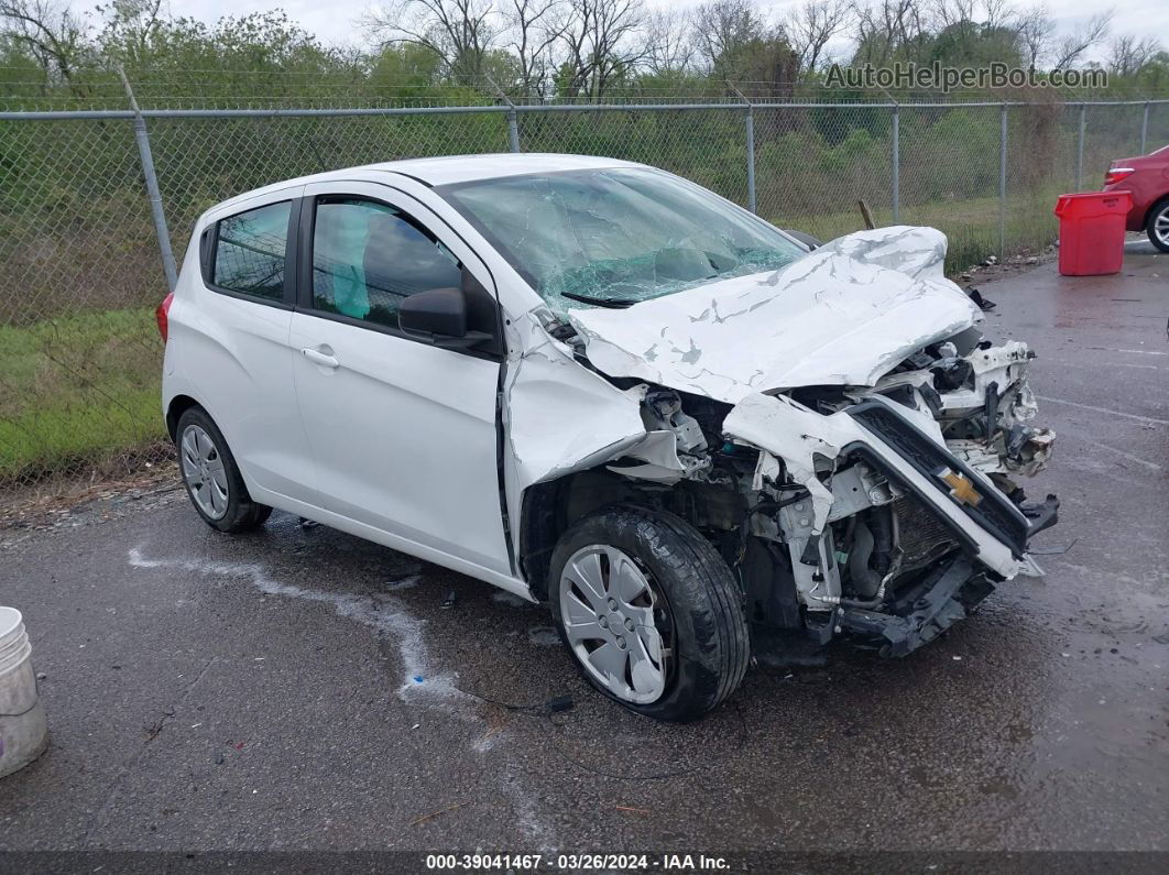 2017 Chevrolet Spark Ls Cvt White vin: KL8CB6SA3HC785682