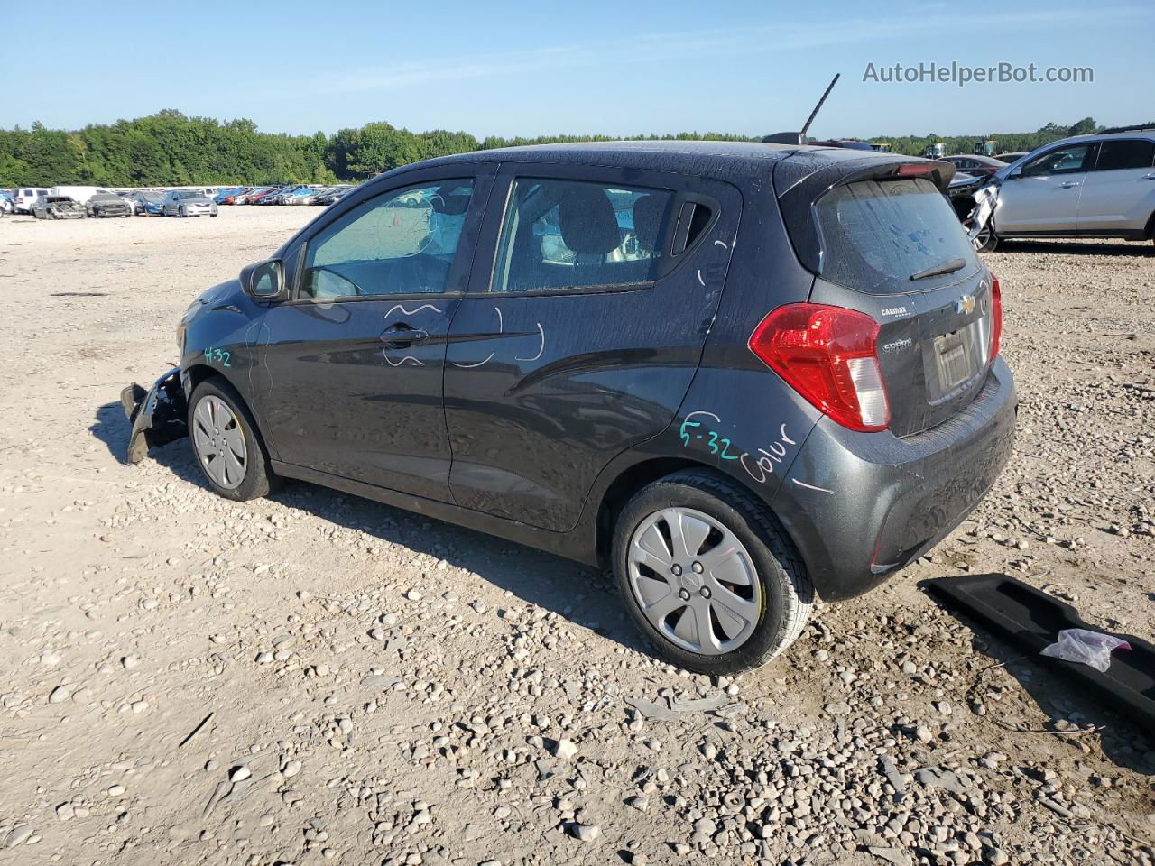 2017 Chevrolet Spark Ls Gray vin: KL8CB6SA3HC815005