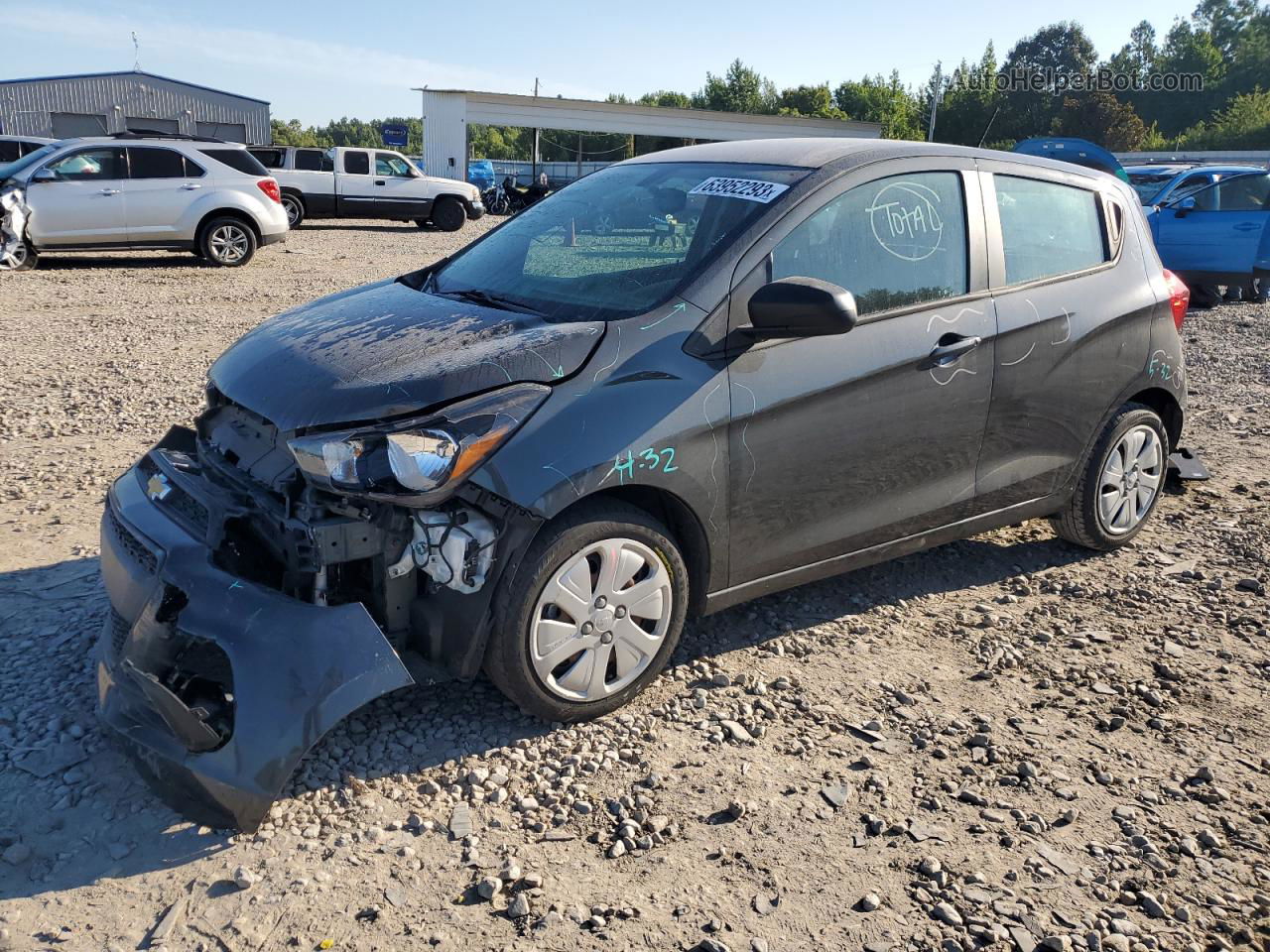 2017 Chevrolet Spark Ls Gray vin: KL8CB6SA3HC815005