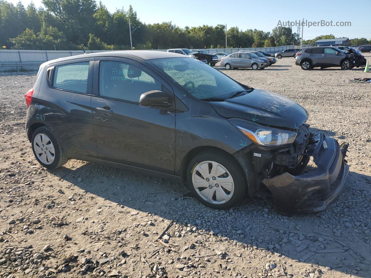 2017 Chevrolet Spark Ls Gray vin: KL8CB6SA3HC815005