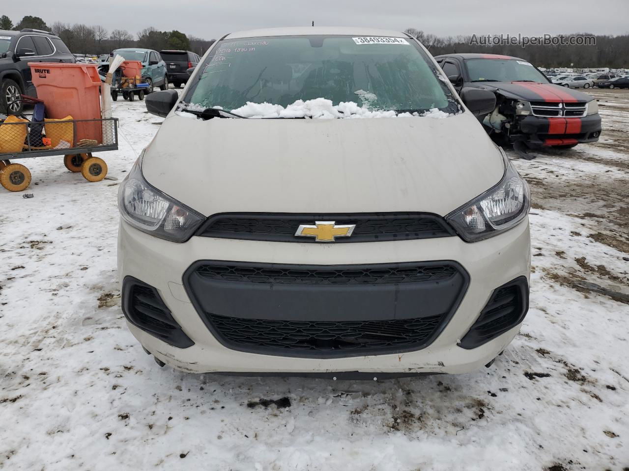 2017 Chevrolet Spark Ls Бежевый vin: KL8CB6SA3HC839188