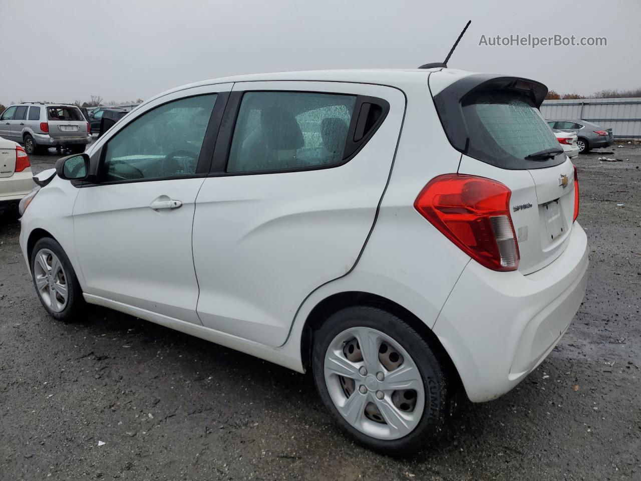 2019 Chevrolet Spark Ls White vin: KL8CB6SA3KC719883