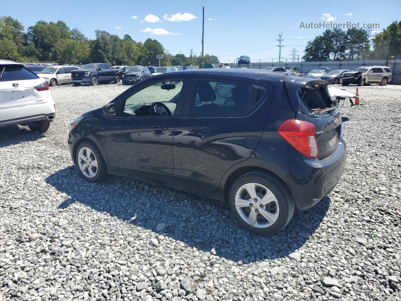 2019 Chevrolet Spark Ls Black vin: KL8CB6SA3KC721391