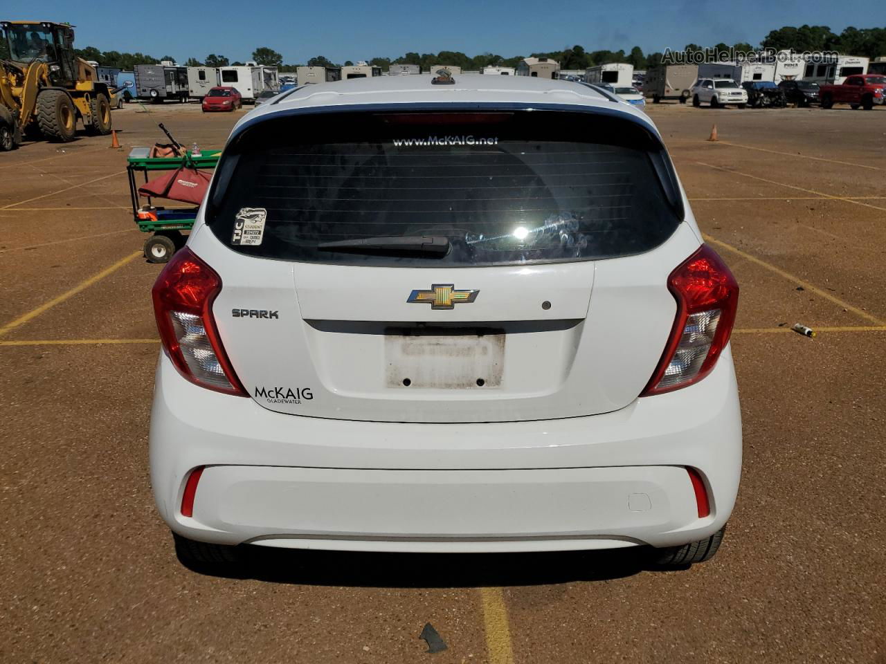 2019 Chevrolet Spark Ls White vin: KL8CB6SA3KC724288