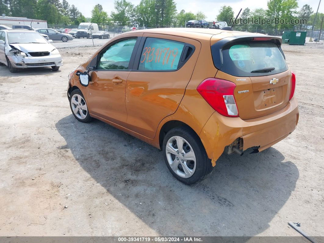 2019 Chevrolet Spark Ls Cvt Orange vin: KL8CB6SA3KC727613