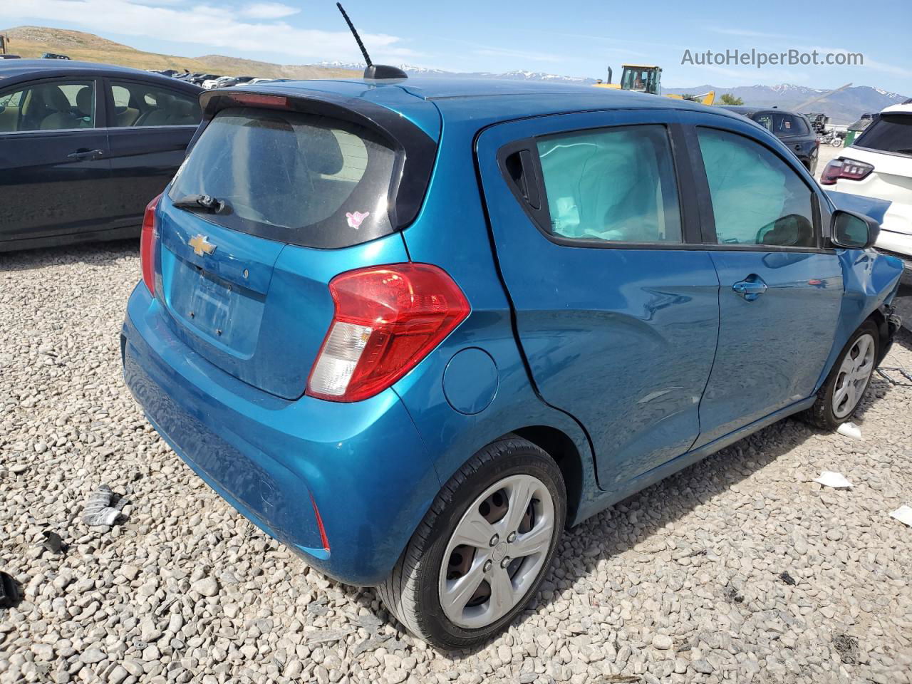 2019 Chevrolet Spark Ls Blue vin: KL8CB6SA3KC778674