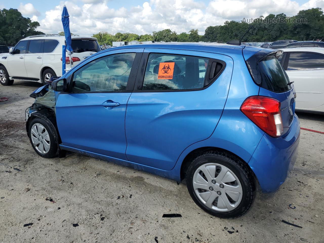 2017 Chevrolet Spark Ls Blue vin: KL8CB6SA4HC722350