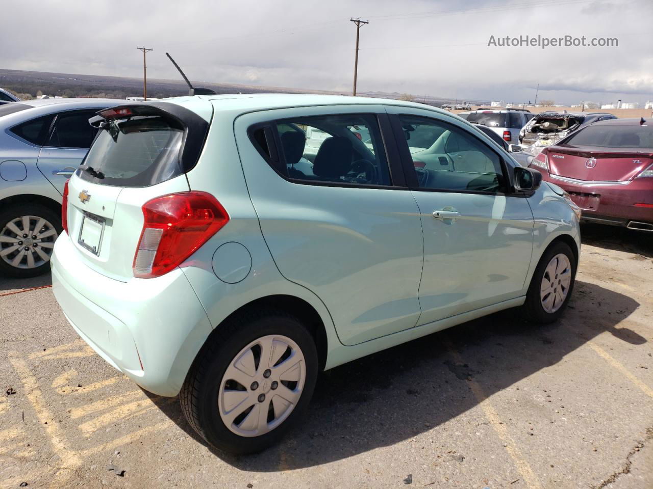 2017 Chevrolet Spark Ls Turquoise vin: KL8CB6SA4HC735082