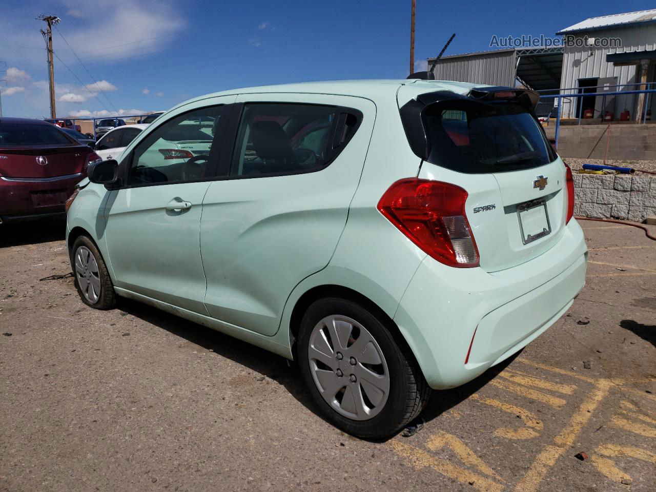 2017 Chevrolet Spark Ls Turquoise vin: KL8CB6SA4HC735082