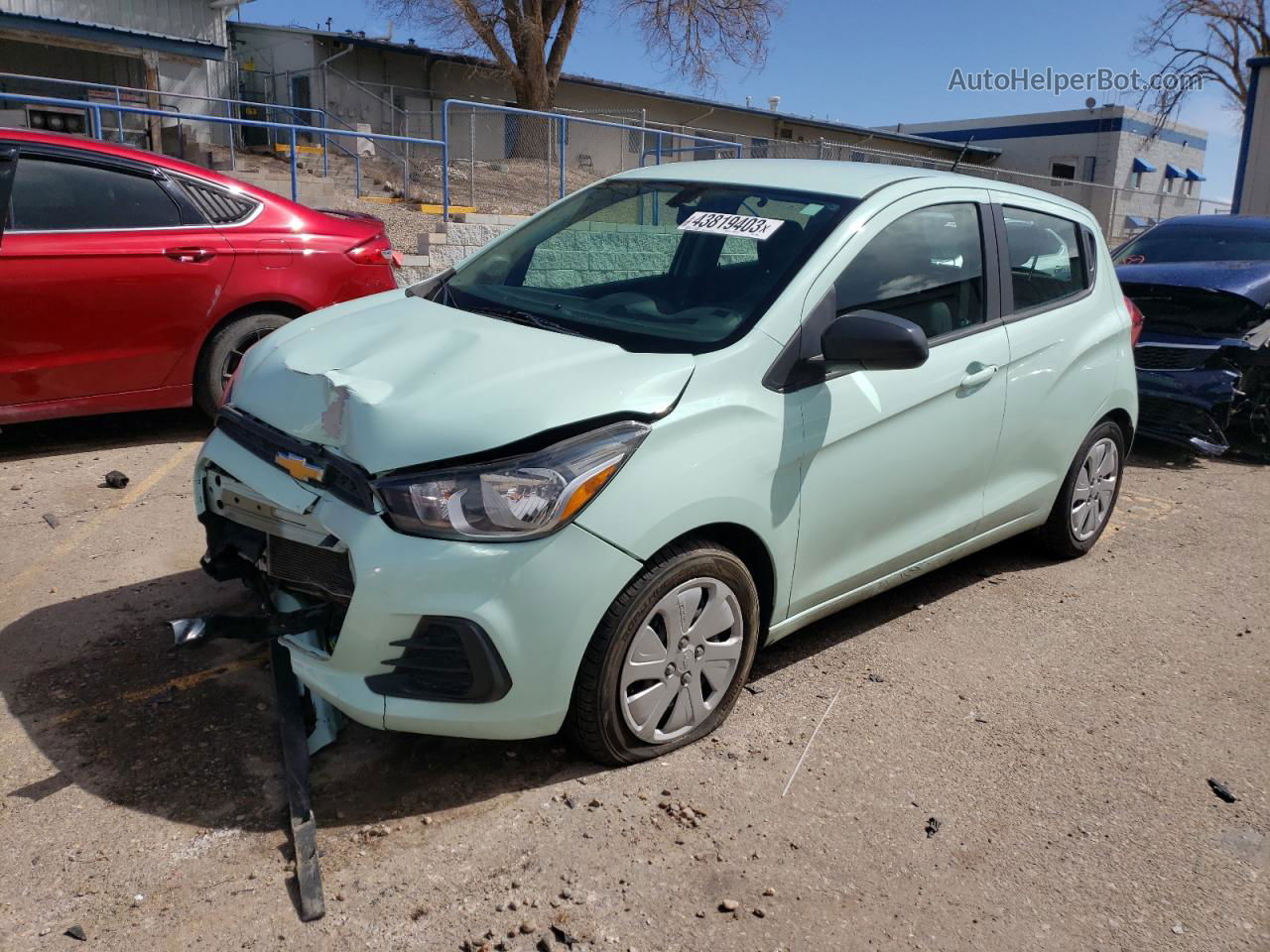 2017 Chevrolet Spark Ls Turquoise vin: KL8CB6SA4HC735082