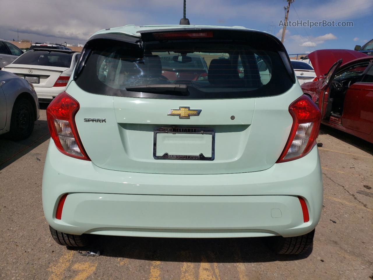 2017 Chevrolet Spark Ls Turquoise vin: KL8CB6SA4HC735082