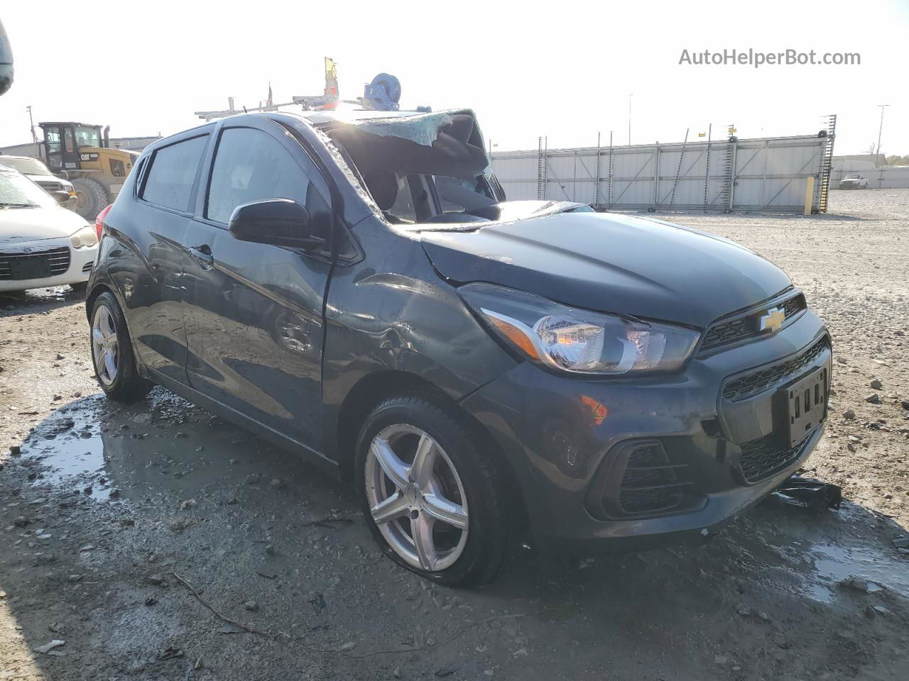 2017 Chevrolet Spark Ls Gray vin: KL8CB6SA4HC737303