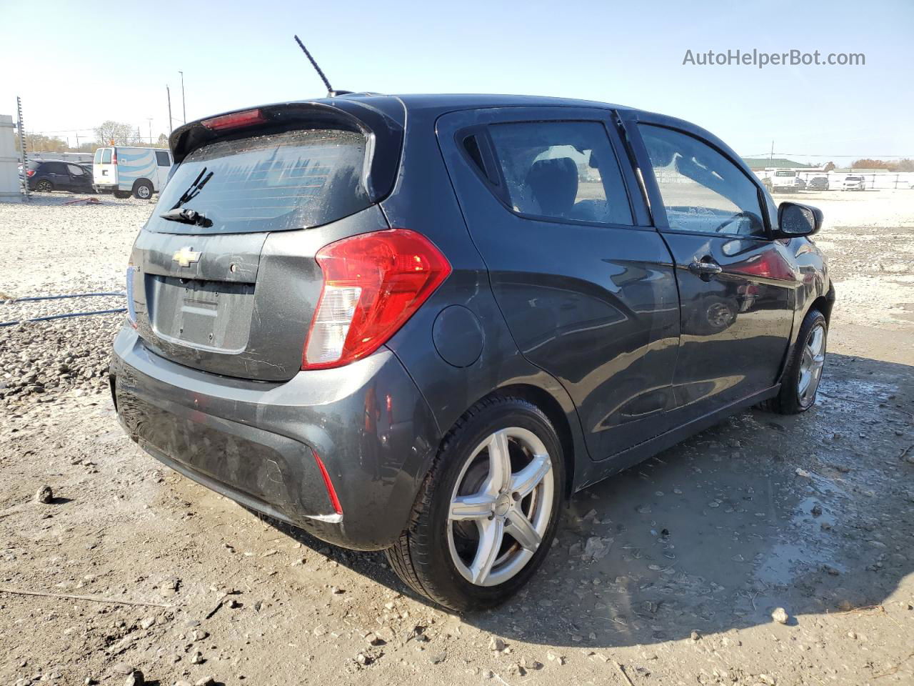 2017 Chevrolet Spark Ls Gray vin: KL8CB6SA4HC737303