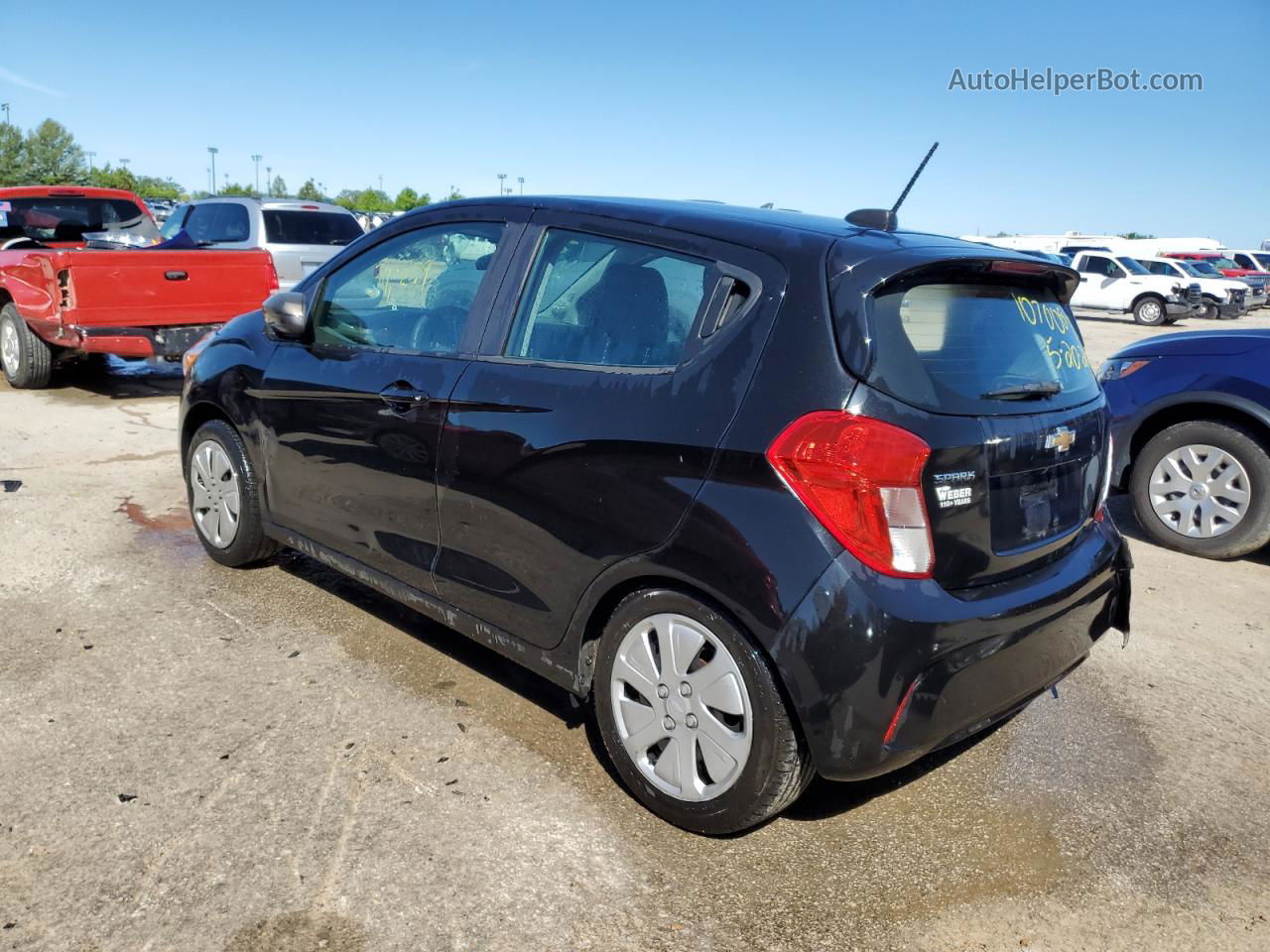 2017 Chevrolet Spark Ls Black vin: KL8CB6SA4HC763156