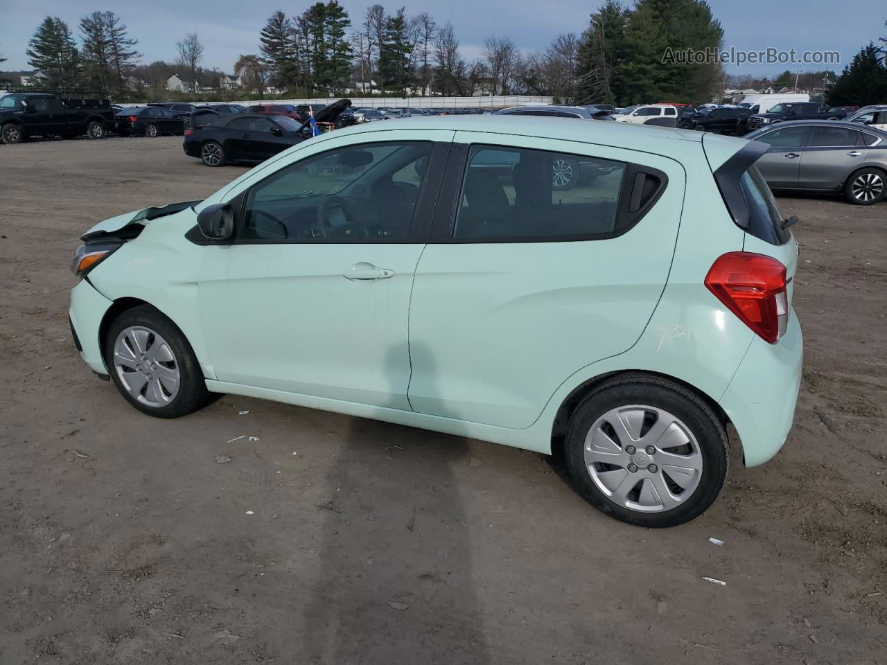 2017 Chevrolet Spark Ls Зеленый vin: KL8CB6SA4HC765425