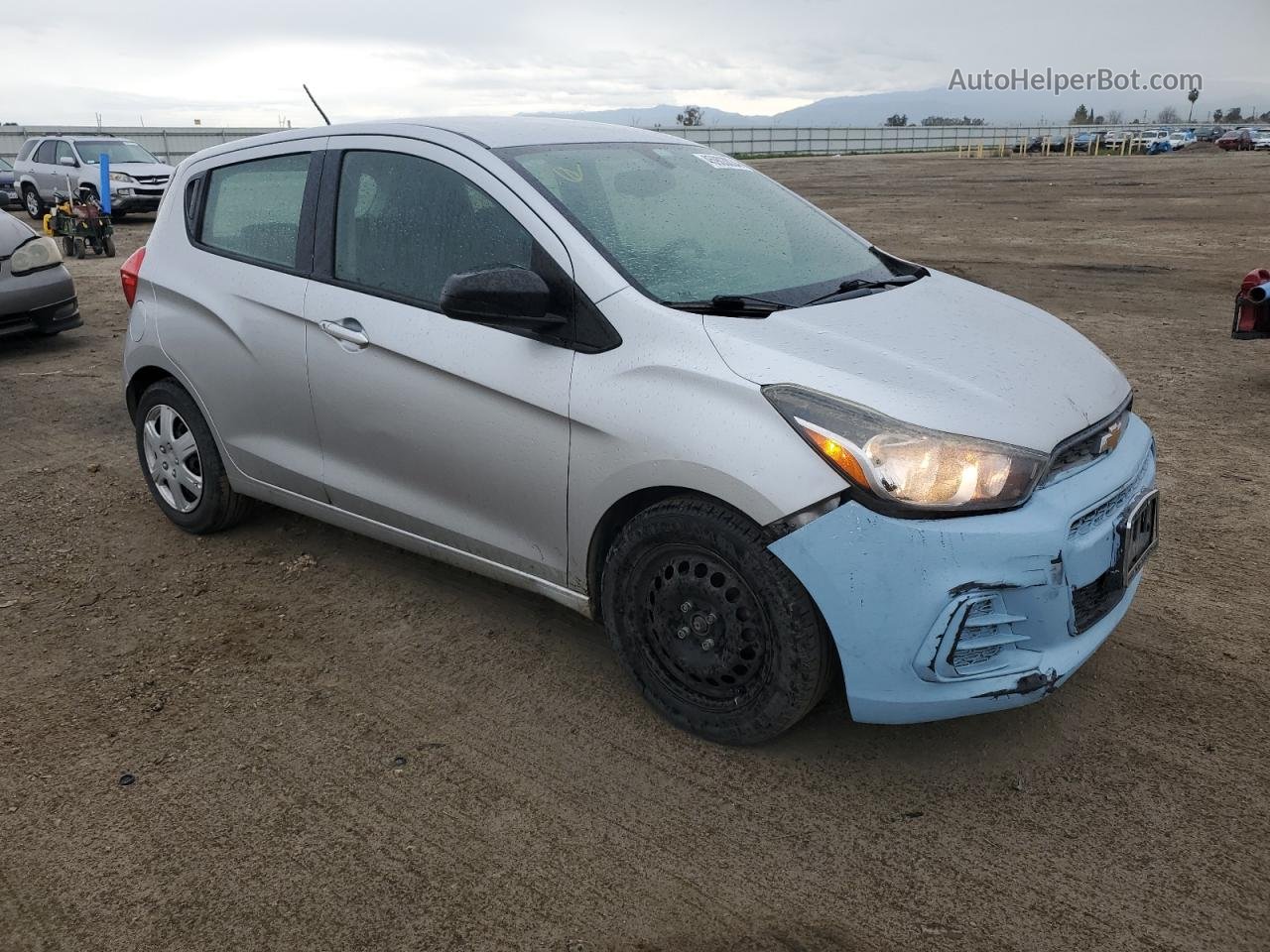 2017 Chevrolet Spark Ls Silver vin: KL8CB6SA4HC772827