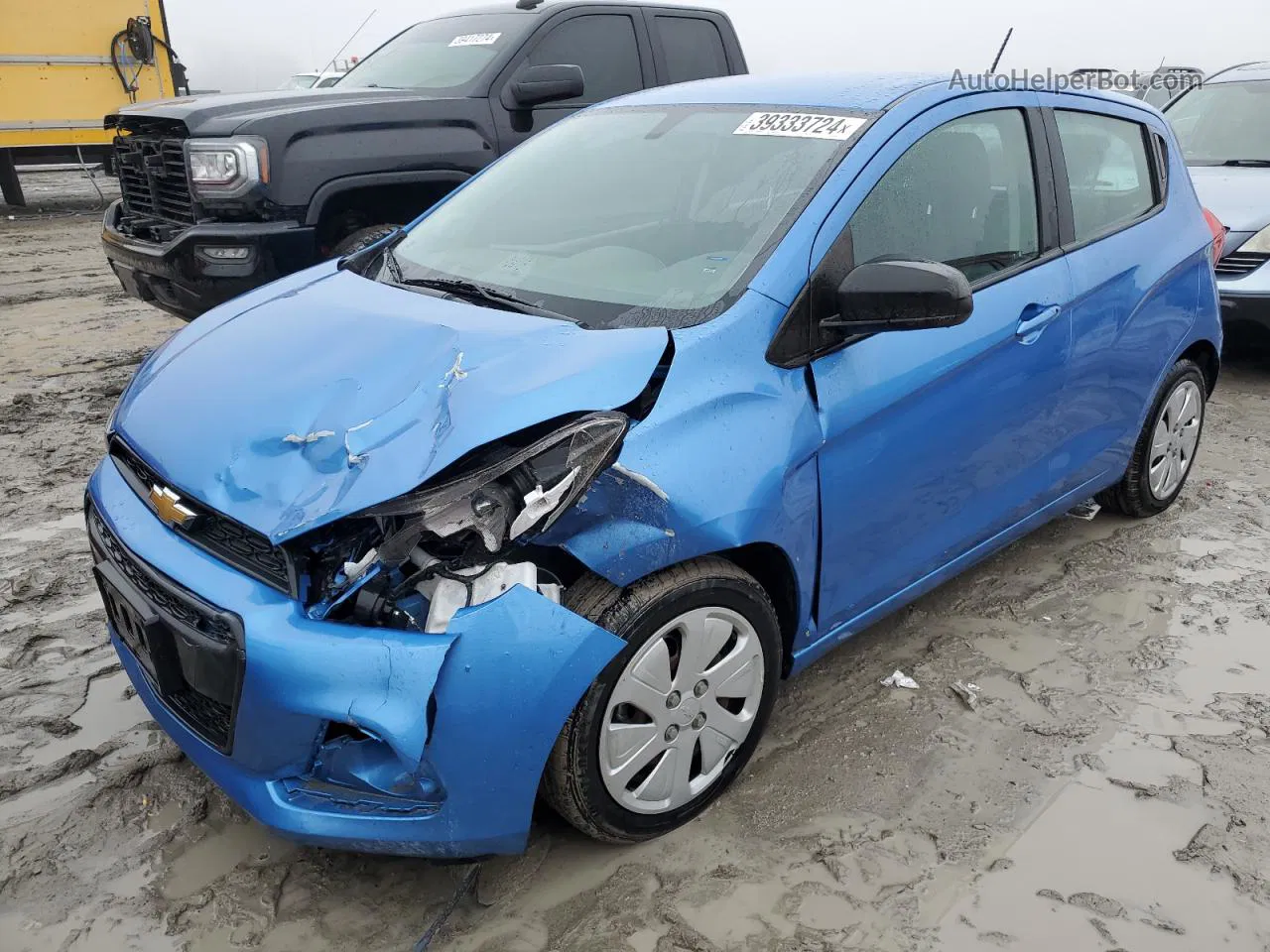 2017 Chevrolet Spark Ls Blue vin: KL8CB6SA4HC826465