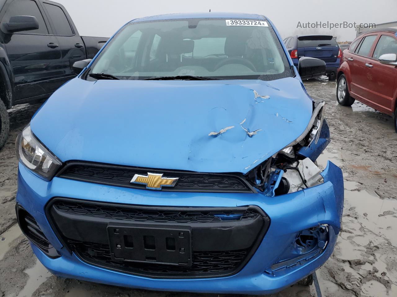 2017 Chevrolet Spark Ls Blue vin: KL8CB6SA4HC826465