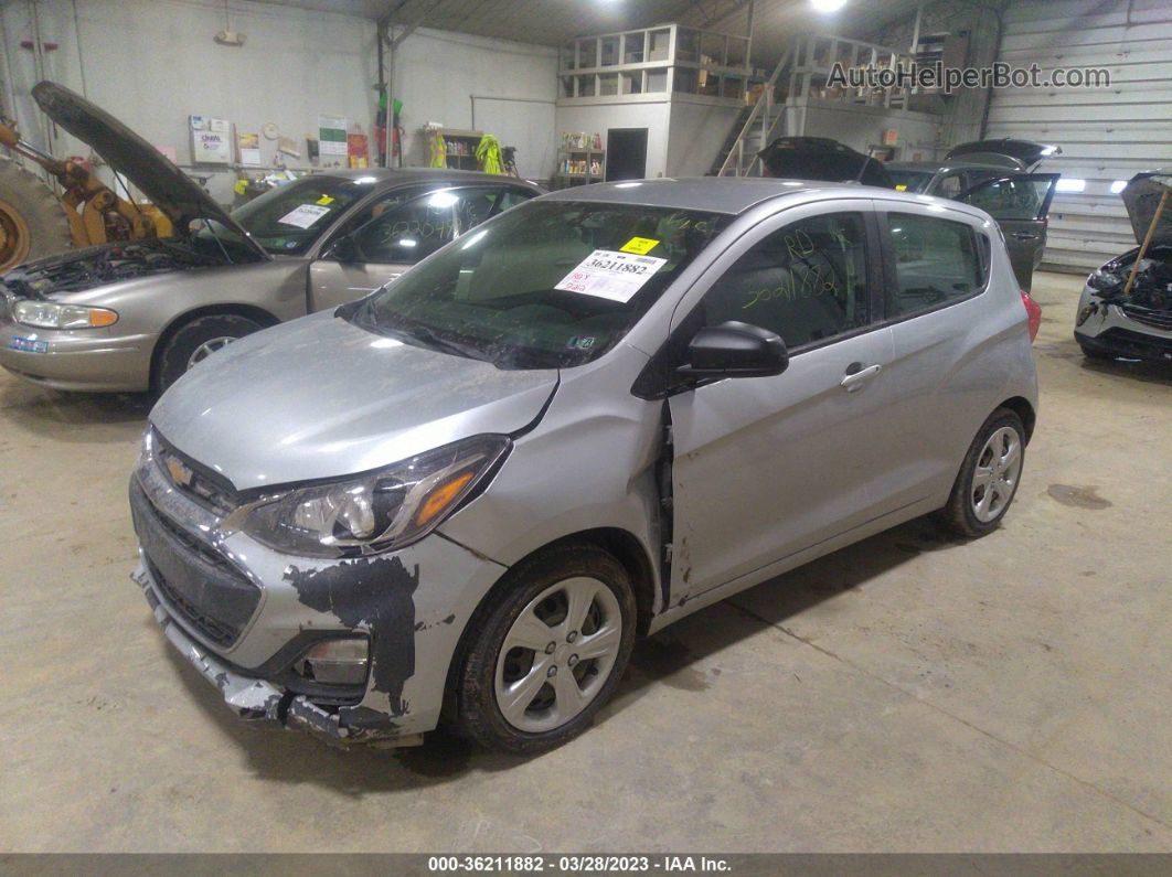 2019 Chevrolet Spark Ls Silver vin: KL8CB6SA4KC714501