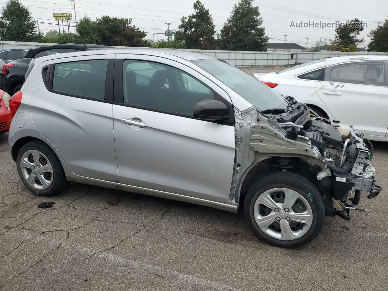 2019 Chevrolet Spark Ls Silver vin: KL8CB6SA4KC751936