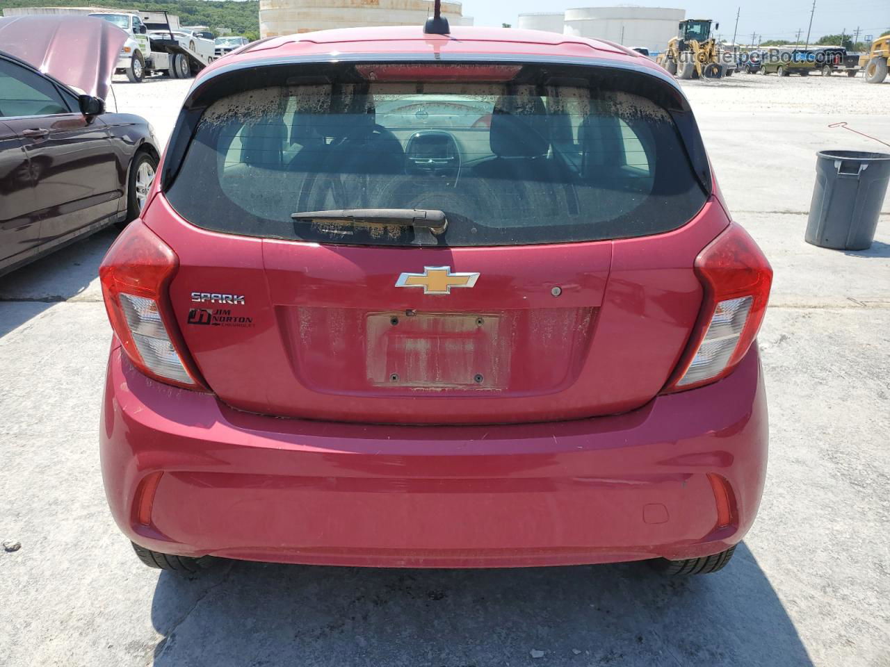 2019 Chevrolet Spark Ls Red vin: KL8CB6SA4KC755307